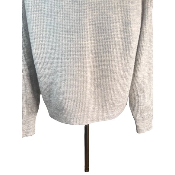 2/$30 Gap Womens Small Tall Gray Knit Sweater Acrylic Blend Cozy Fabric - Picture 13 of 16